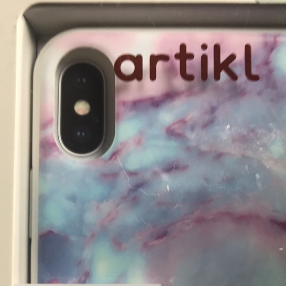 ARTIKL   X /XS  phone case in marble pink and blue design - Picture 3 of 7